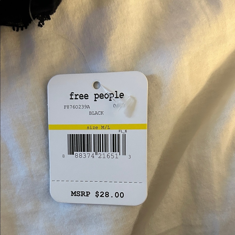 Free People Black Bralette - Picture 2 of 3